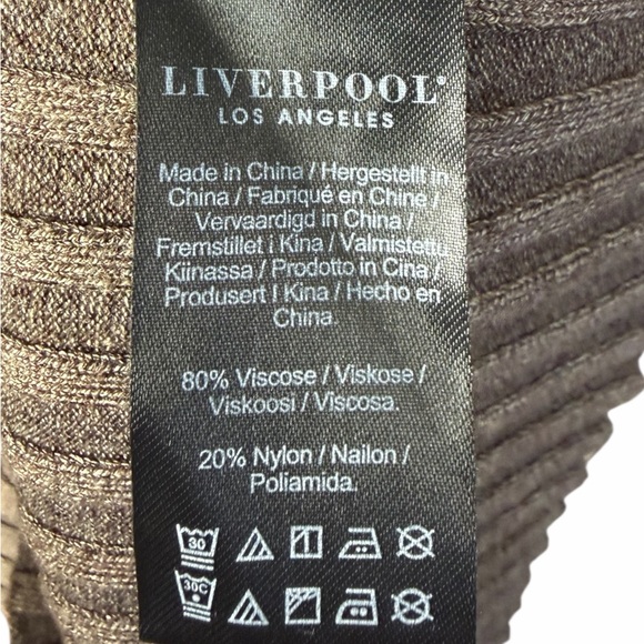 LIVERPOOL Color Block Mock Neck Pullover Sweater Size Large! EUC! Viscose/Nylon! - Picture 7 of 8